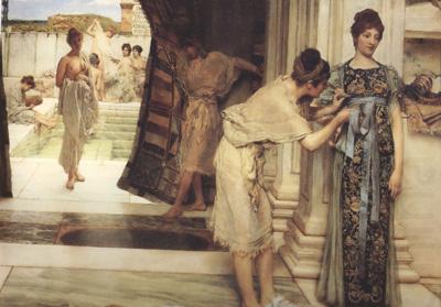 Alma-Tadema, Sir Lawrence The Frigidarium (mk24) china oil painting image